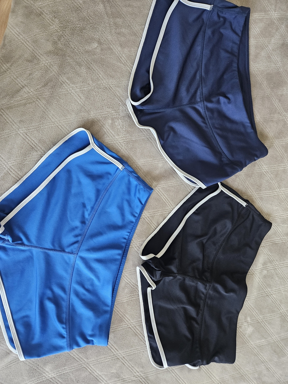 Short Shorts - Blue, Navy, Black